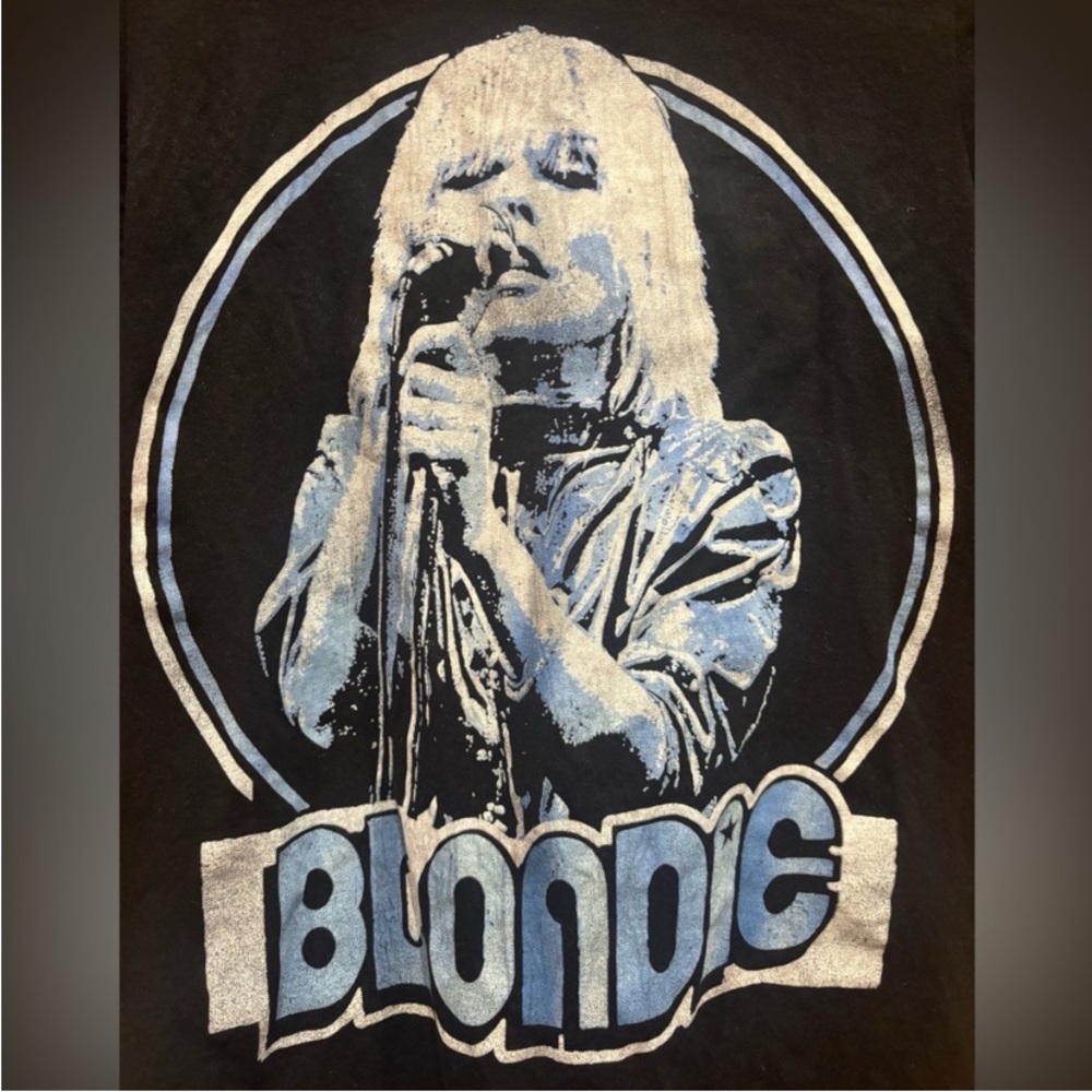 Blondie X-Large black graphic vintage preowned tshirt